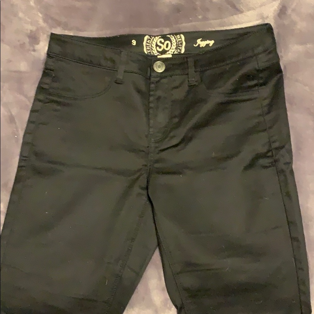 Black skinny jean leggings